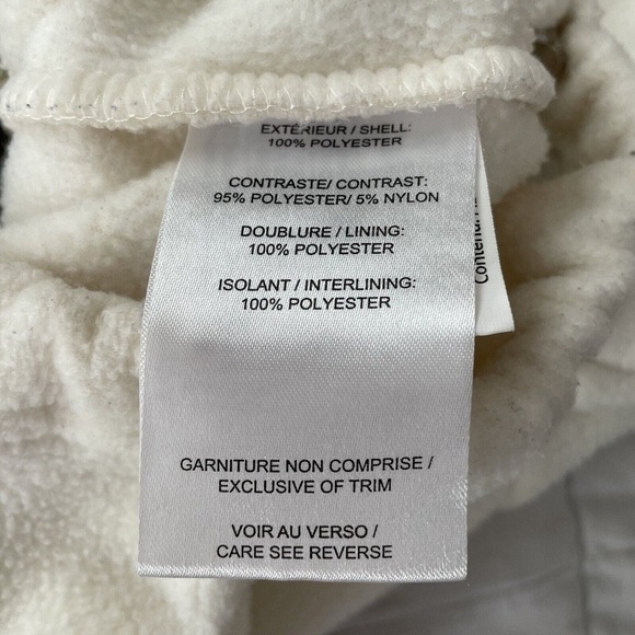 Kyodan Outdoor Quilted Fleece Pullover Medium Cream Pockets Adjustable W… - Picture 6 of 7